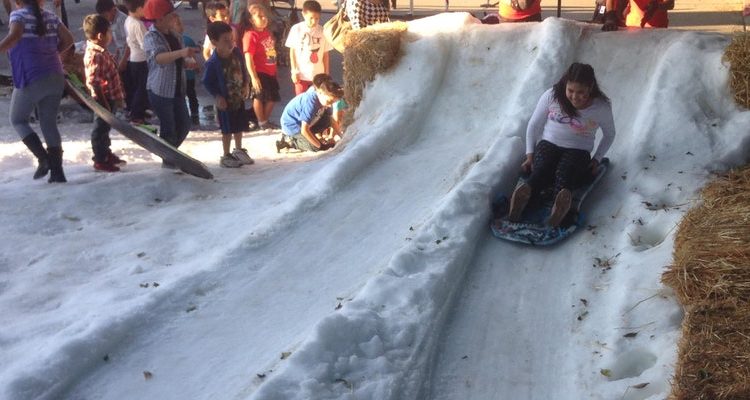 Snow Day at the Anaheim Marketplace