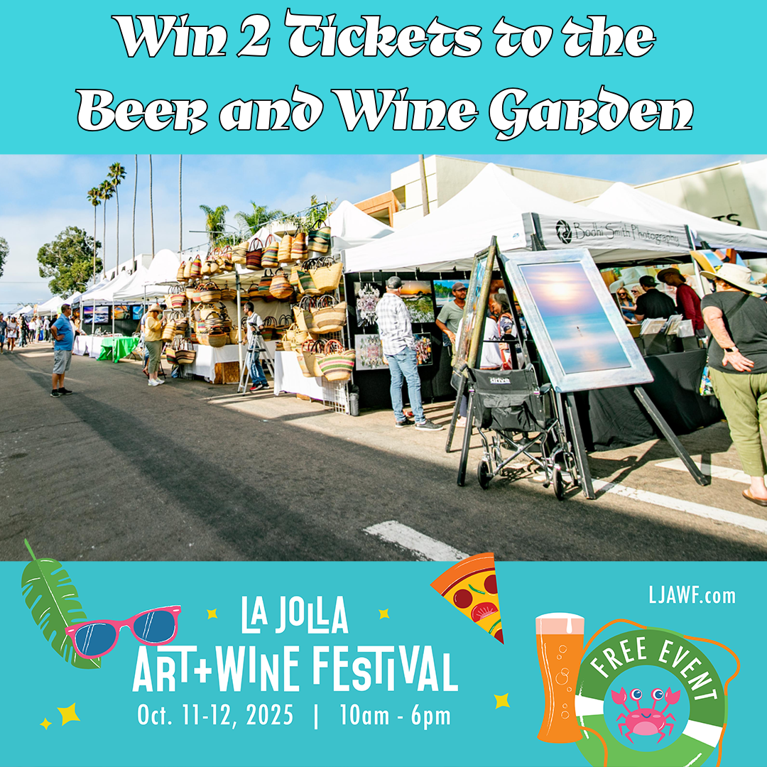 La Jolla Art + Wine Festival Giveaways