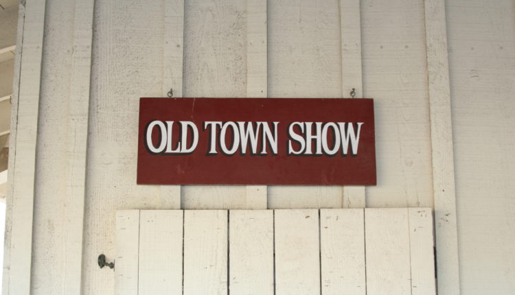 Old Town Show Sign