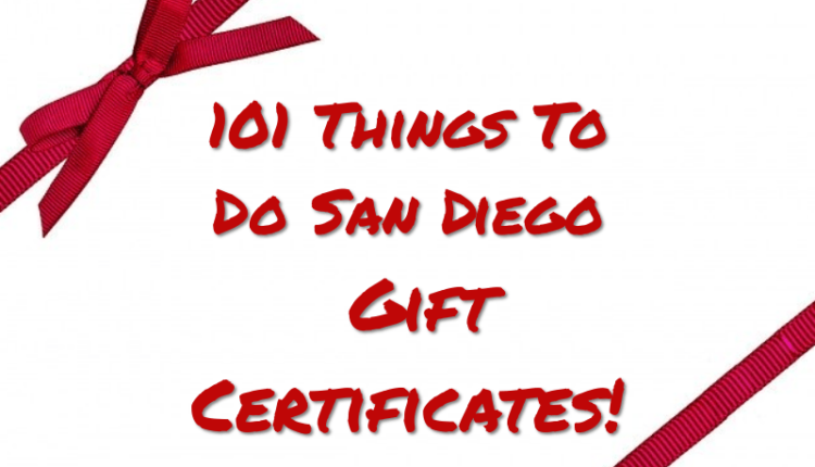 San Diego Gift Certificates