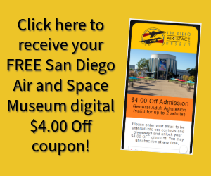 San Diego Air and Space digiTikit ad 300 x 250