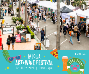 La Jolla Art + Wine Festival 2025 300 x 250
