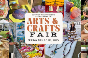Bernardo Winery Arts and Crafts Fair 6 Fun Things To Do This Week in San Diego October 13th - 19th