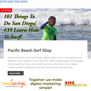 Young man learning to surf